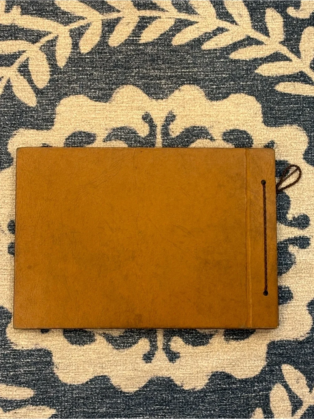 Vintage Embossed 1920’s Photograph Album - Brown Photograph Storage Book